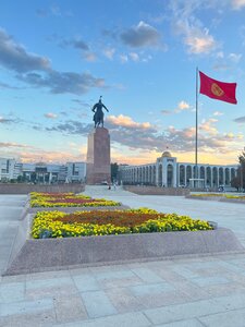 National flag of the Kyrgyz Republic (Bishkek, Ala-Too Square), atracción