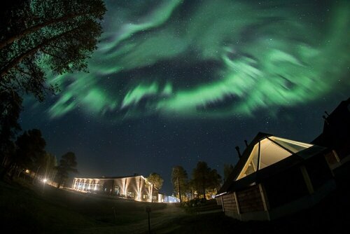 Гостиница Wilderness Hotel Inari & Igloos в Лапландии