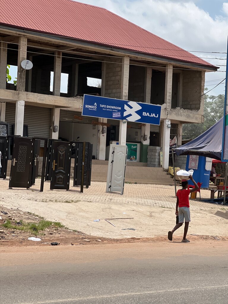 Motorcycle spare parts Somoco, Bajaj, Tafo showroom, Kumasi, photo