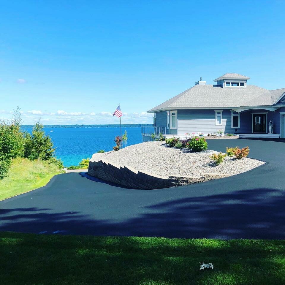 Concrete, concrete products Grand Traverse Sealcoating & Striping, State of Michigan, photo