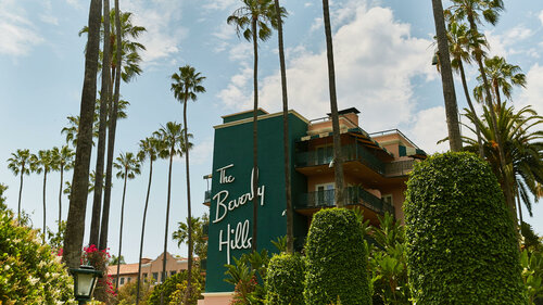 Внешний вид отеля The Beverly Hills Hotel в Беверли-Хиллз, фото 5