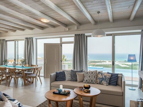 Гостиница Lux Villa Near Falasarna Beach & a Restaurant, Private Pool & Sea View