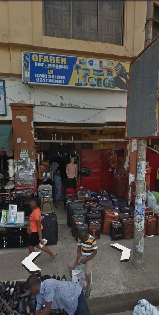 Bags and suitcases store Ofaben Hire Purchase, Kumasi, photo