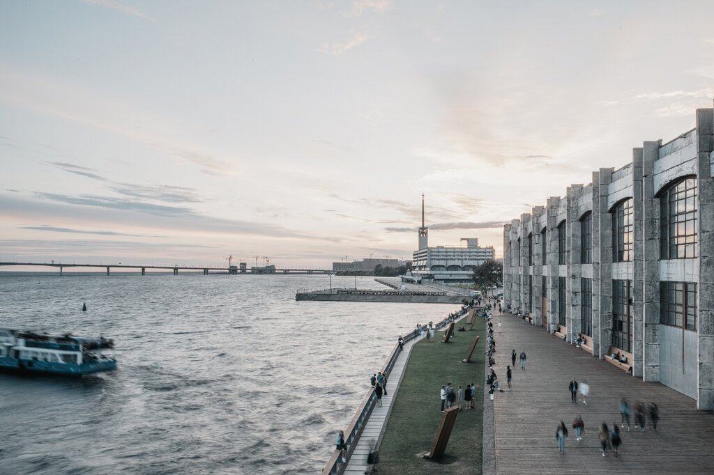 Набережная Севкабель Порта - На открытом воздухе . Аренда лофта для дня рождения