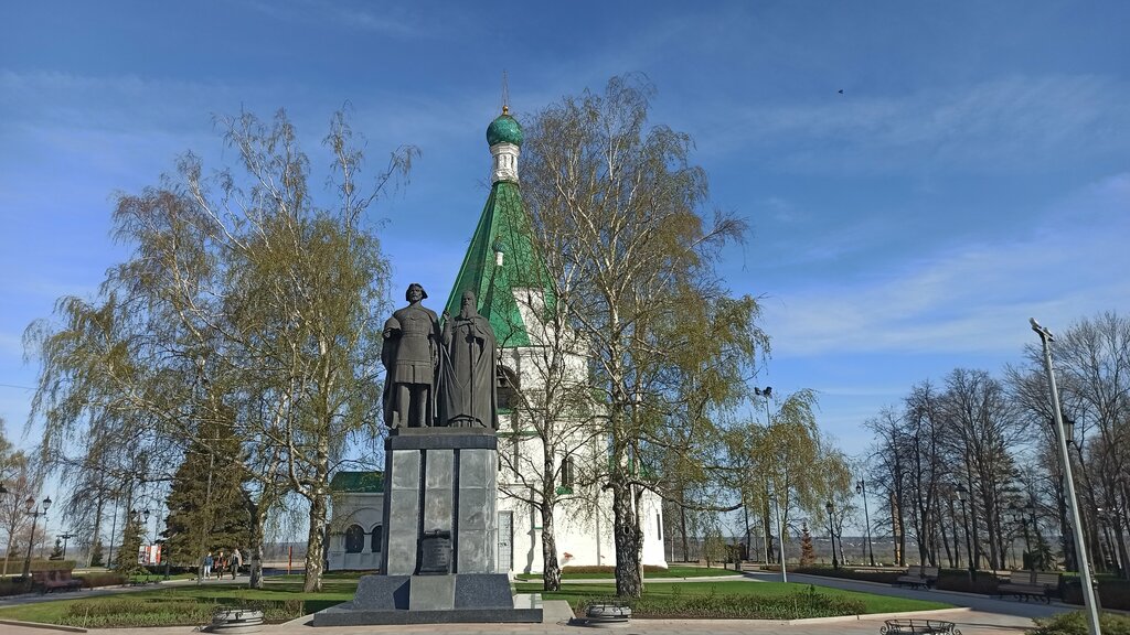Landmark, attraction Clock tower, Nizhny Novgorod, photo