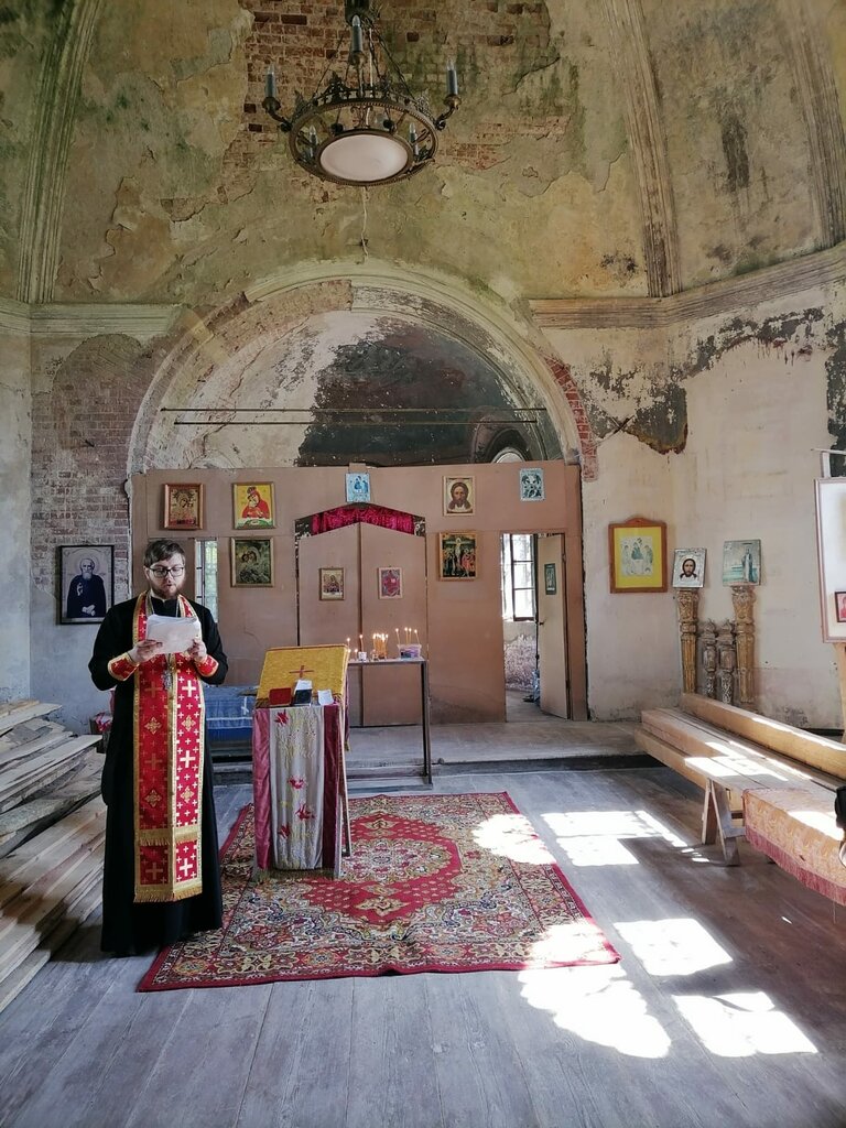 كنيسة أرثوذكسية Tserkov Troitsy Zhivonachalnoy V Troitskom-Lobkove ، مقاطعة تفير، صورة