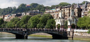 Landmark, attraction Мост Санта-Кристина, San Sebastian, photo