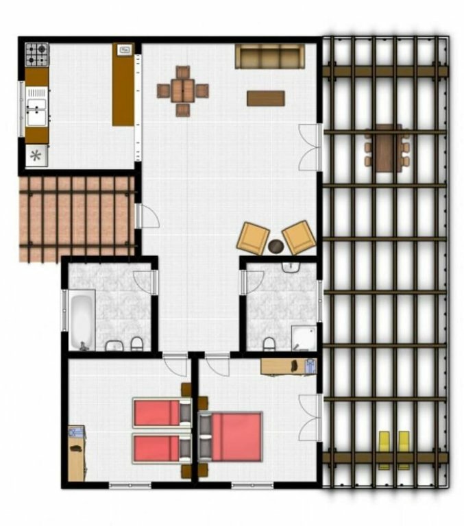 Гостиница Renoula Walk to Beach Sea Views A C Wifi Car Not Required - 243