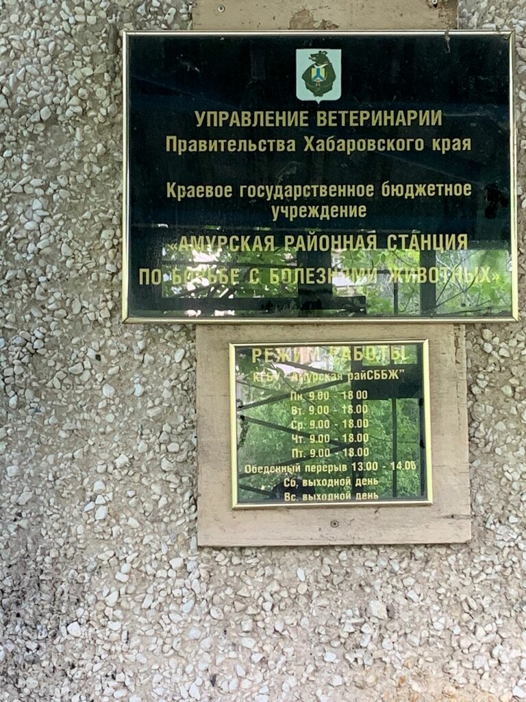 Veterinary clinic AMURSKAYa RAYONNAYa STANTsIYa Po Borbe S BOLEZNYaMI ZhIVOTNYKh, Amursk, photo