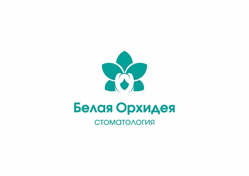 Белая орхидея