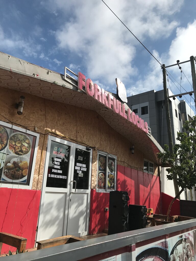 Canteen Forkful locals, Accra, photo