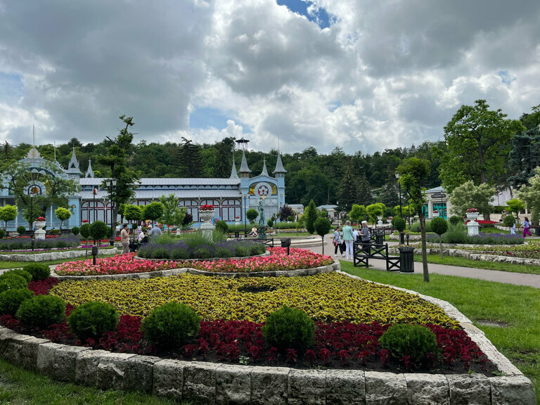 Tren garları Zheleznodorozhny vokzal Pyatigorsk, Pyatigorsk, foto