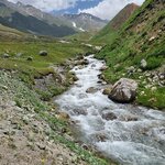 Минеральный источник Ходжа Сангхок (Varzobskiy rayon, dzhamoat Ziddi), spring, stream