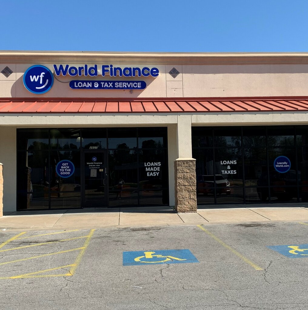 Credit broker World Finance, State of Oklahoma, photo