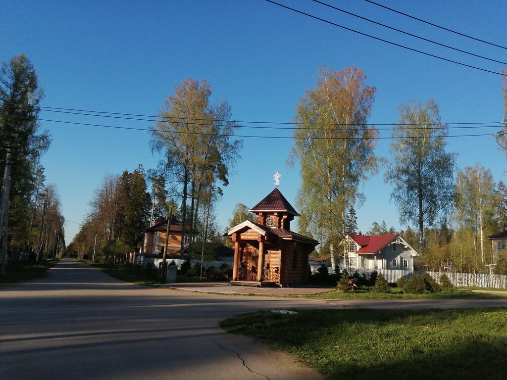 Chapel, memorial cross Часовня Александра Свирского, Saint‑Petersburg and Leningrad Oblast, photo