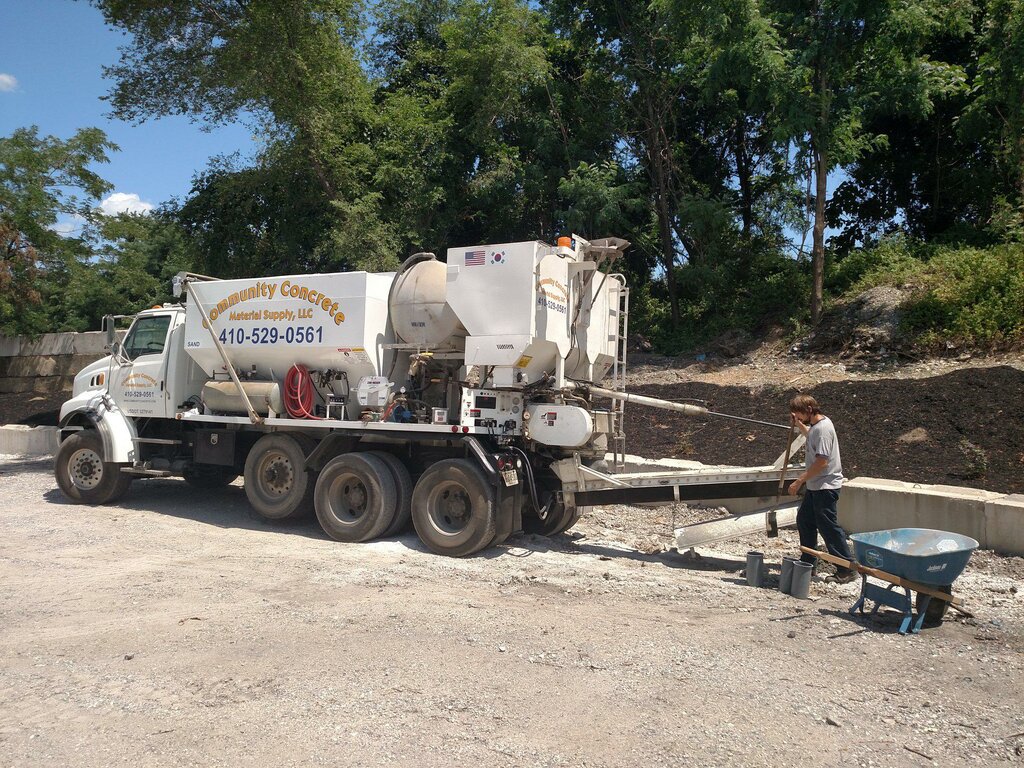 Concrete, concrete products Community Concrete Material Supply LLC, Baltimore, photo