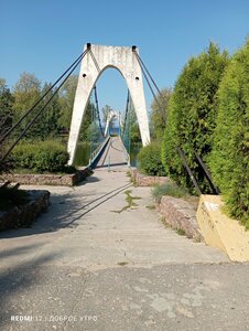 Подвесной мост (Витебская область, Чашникский район, Новолукомль), достопримечательность в Новолукомле
