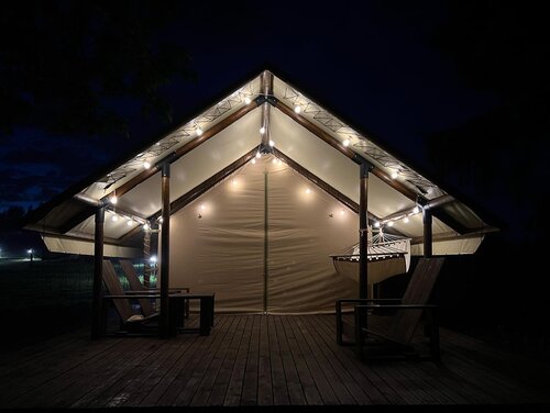 Глэмпинг на ферме Российские Альпаки