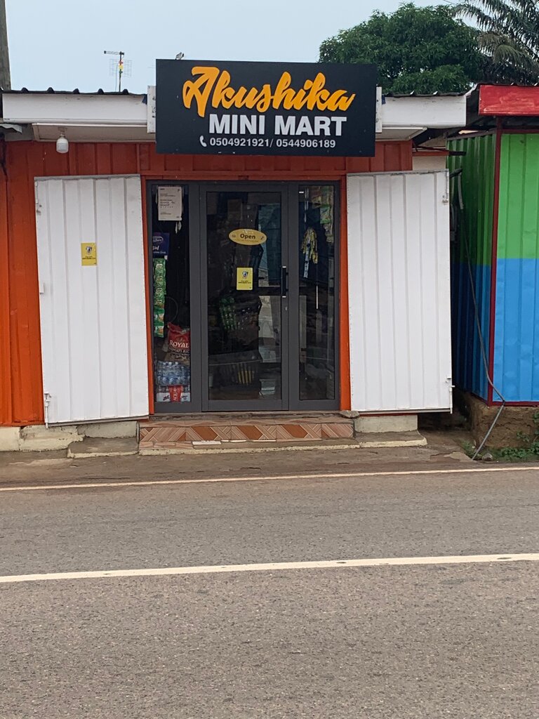 Supermarket Akushika minimart, Accra, photo