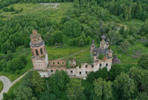 Tserkov Pokrova Presvyatoy Bogoroditsy (Vologda Region, Sokolskiy Municipal District, derevnya Zamoshye), orthodox church