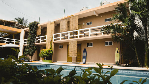 Гостиница Hotel Juquilita Punta Zicatela в Пуэрто-Эскондидо