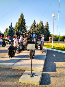 Automatic anti-aircraft gun AZP-39 (61-k) (Chuvash Republic, Cheboksary, Geroyev Alley), monument to technology