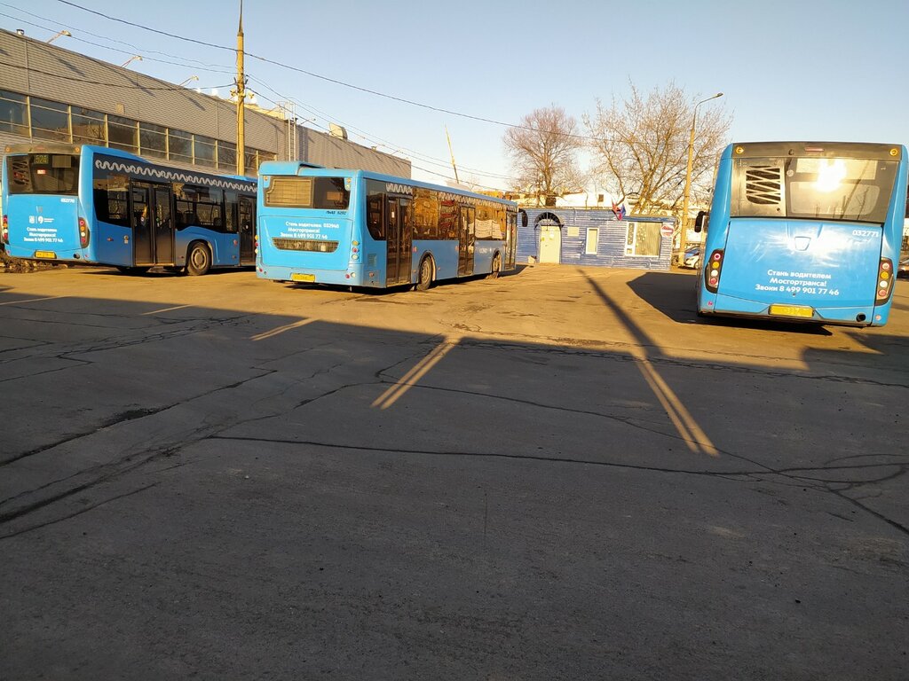 Public transportation operations and maintenance ГУП Мосгортранс, Северо-Восточный филиал, конечная станция Гостиницы ВВЦ, Moscow, photo