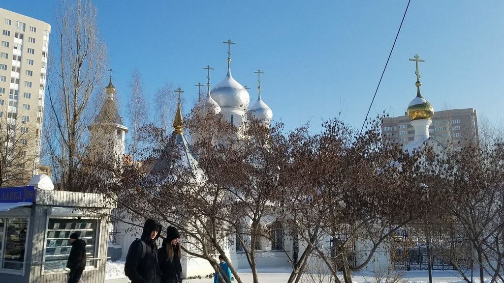 Ortodoks kiliseleri Znameniye Presvyatoy Bogoroditsy Church, Novosibirsk, foto