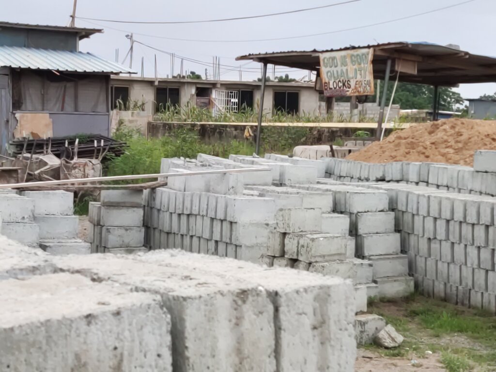 Construction and finishing works Good is Good Quality Blocks Factory, Earth, photo