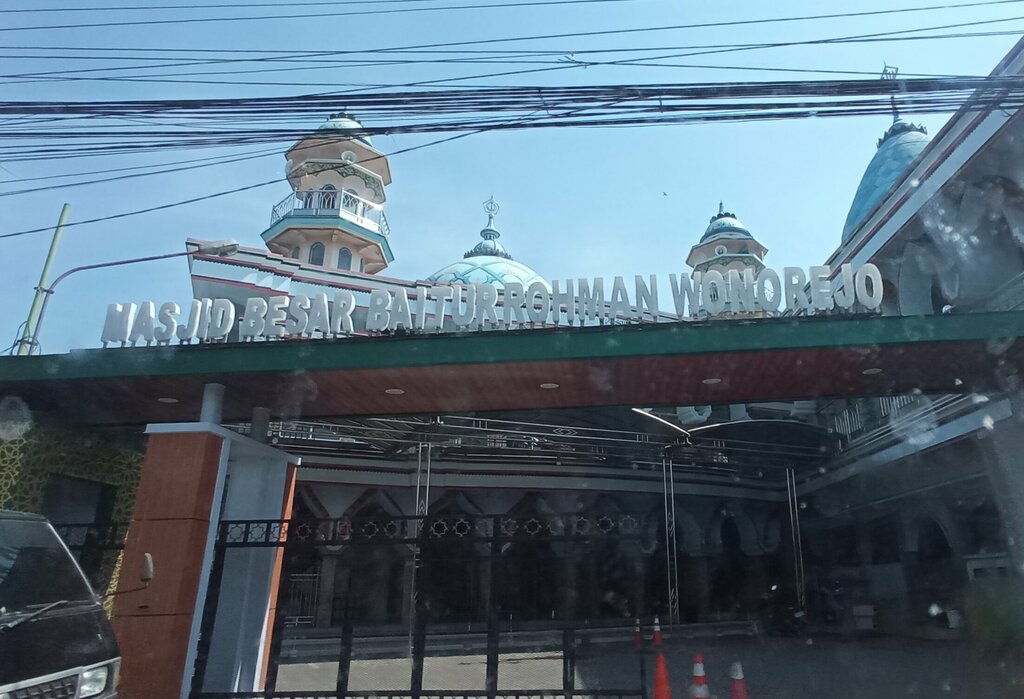 Mosque Masjid Besar Baiturrohman Wonorejo, East Java, photo