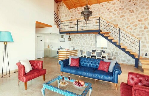 Гостиница Kalkan Ultra Luks Villa 3 Yatak Odalı в Калкане