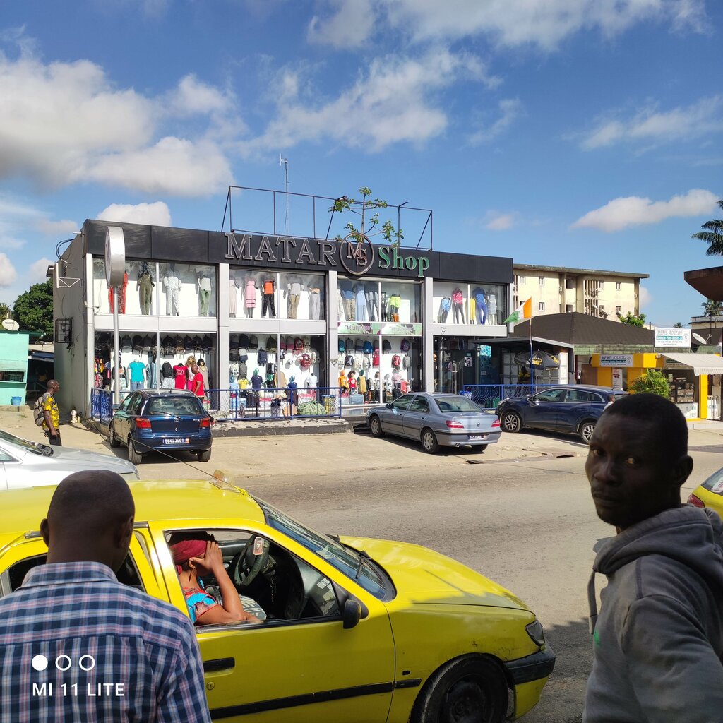 Clothing store Matar shop, Abidjan, photo