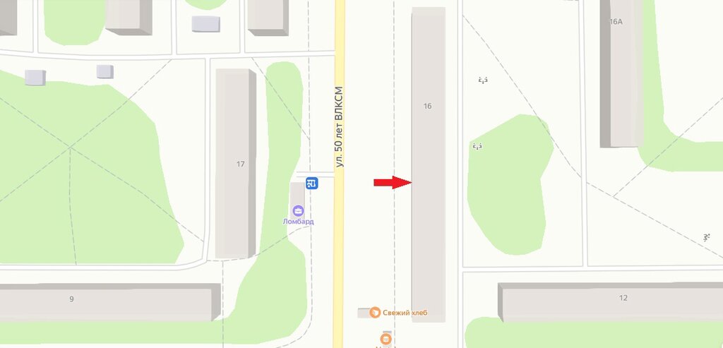 Карта чкаловского поселка омск