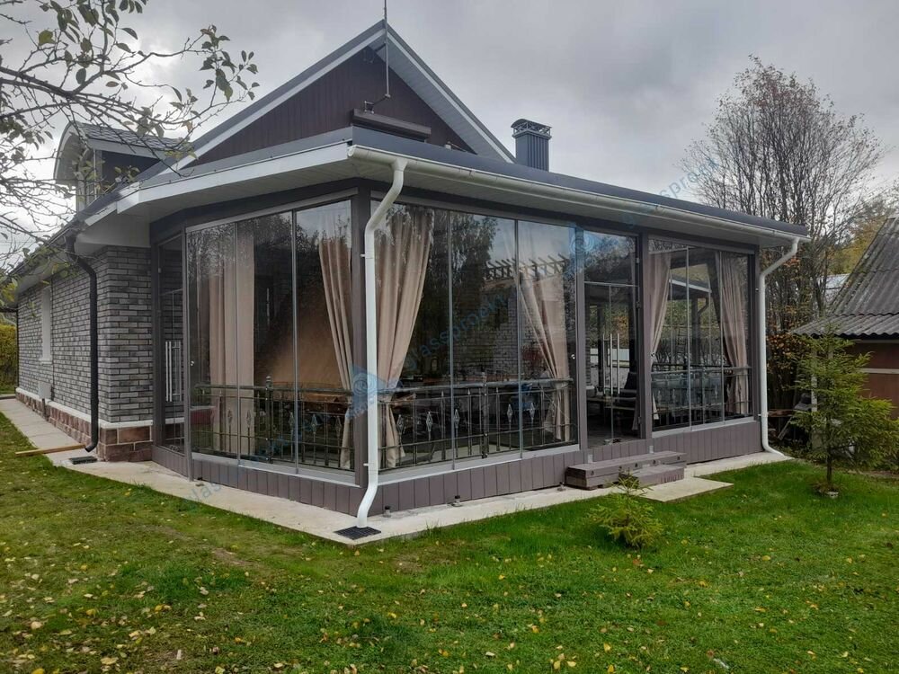 Winter gardens, verandas, terraces Glassproekt NN, Bor, photo
