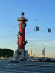 Rostral column (Birzhevaya Square, 1соор1С), landmark, attraction