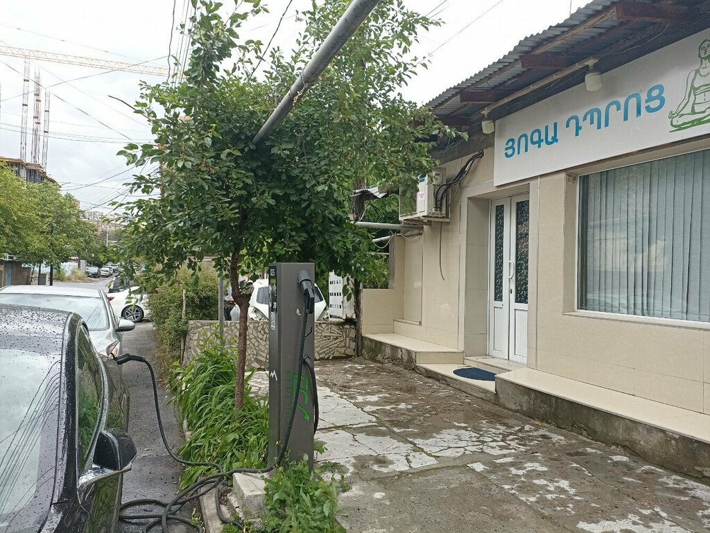 Electric car charging station EcoCars, Yerevan, photo