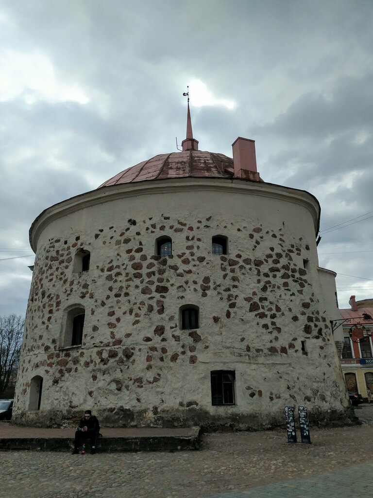 Landmark, attraction Round Tower, Vyborg, photo