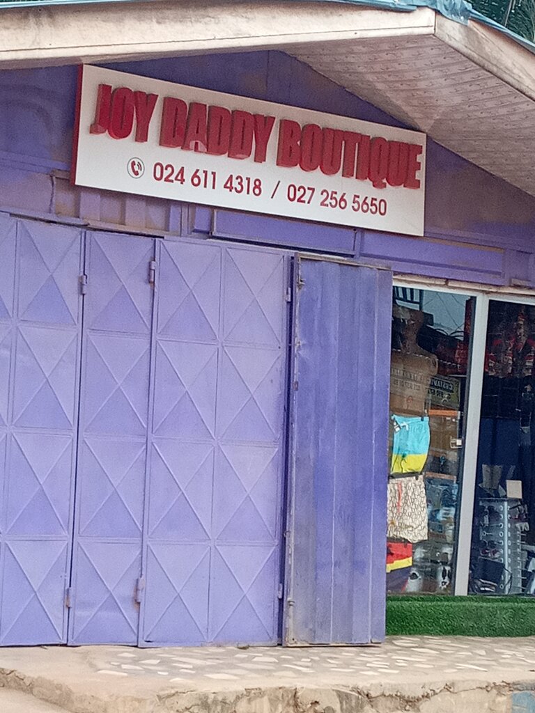 Clothing store Joy daddy boutique, Accra, photo
