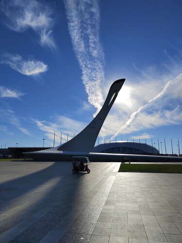 Landmark, attraction Olympic Fire, Krasnodar Krai, photo