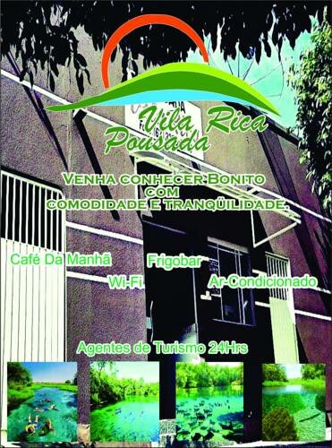 Гостиница Oyo Pousada Vila Rica, Bonito в Штате Мату-Гросу-ду-Сул