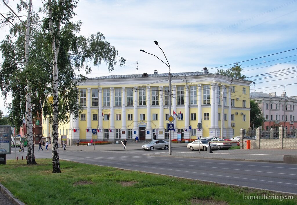 Landmark, attraction House of Unions, Barnaul, photo