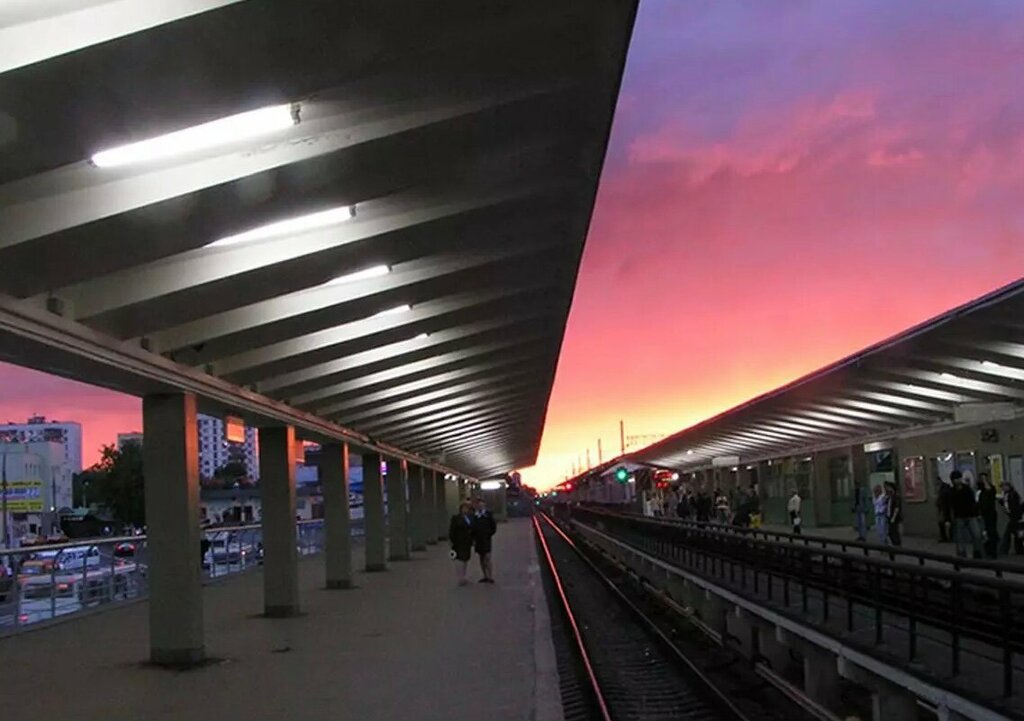 Train station Железнодорожная станция Выхино, Moscow, photo