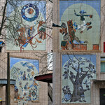 Мозаика (Московская ул., 30, корп. 2, Великий Новгород), декоративный объект, доска почёта в Великом Новгороде