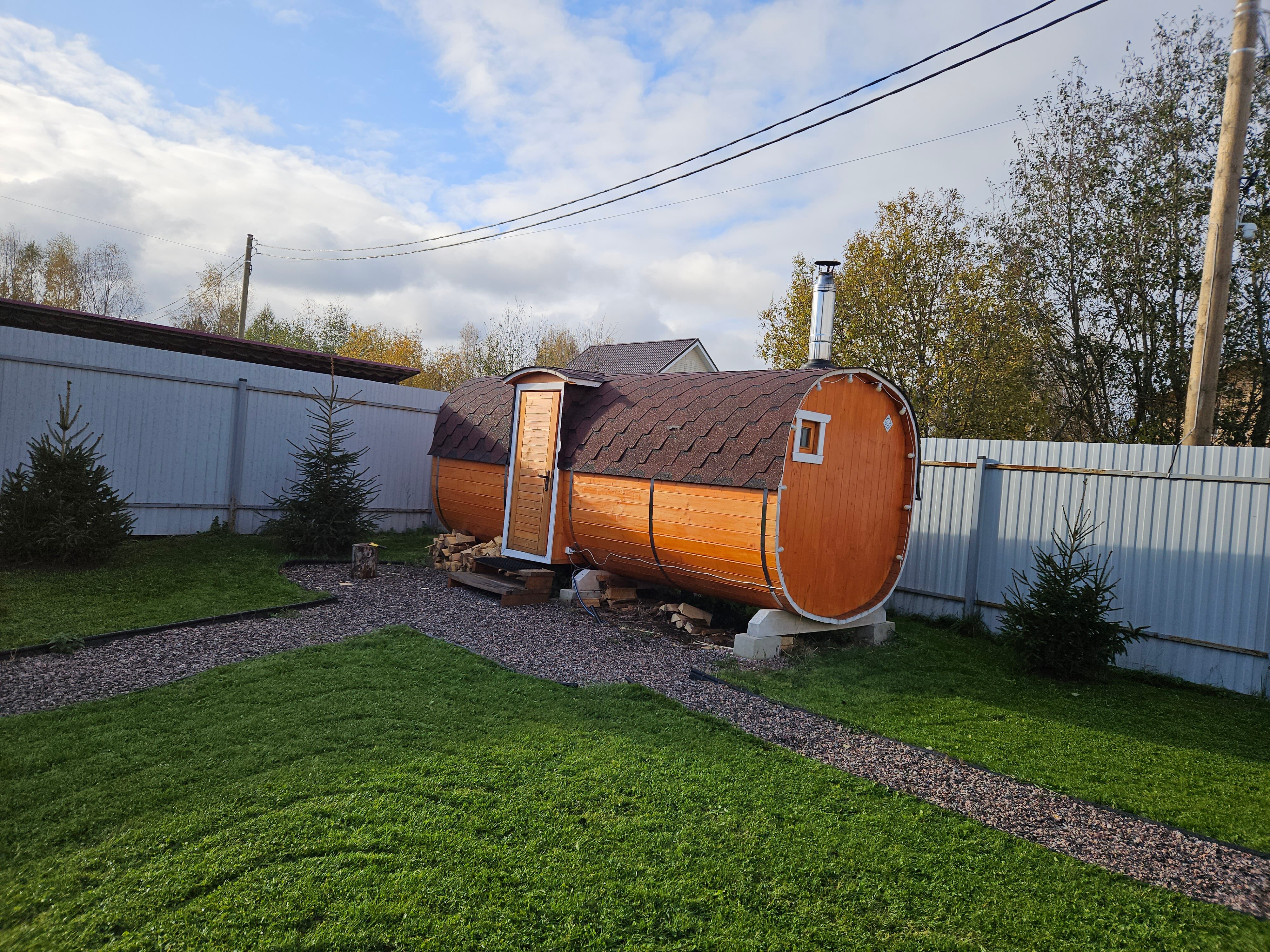 Фото Шалаш с банным чаном