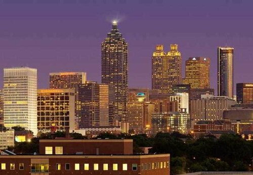 Внешний вид отеля Atlanta Marriott Suites Midtown в Атланте, фото 3