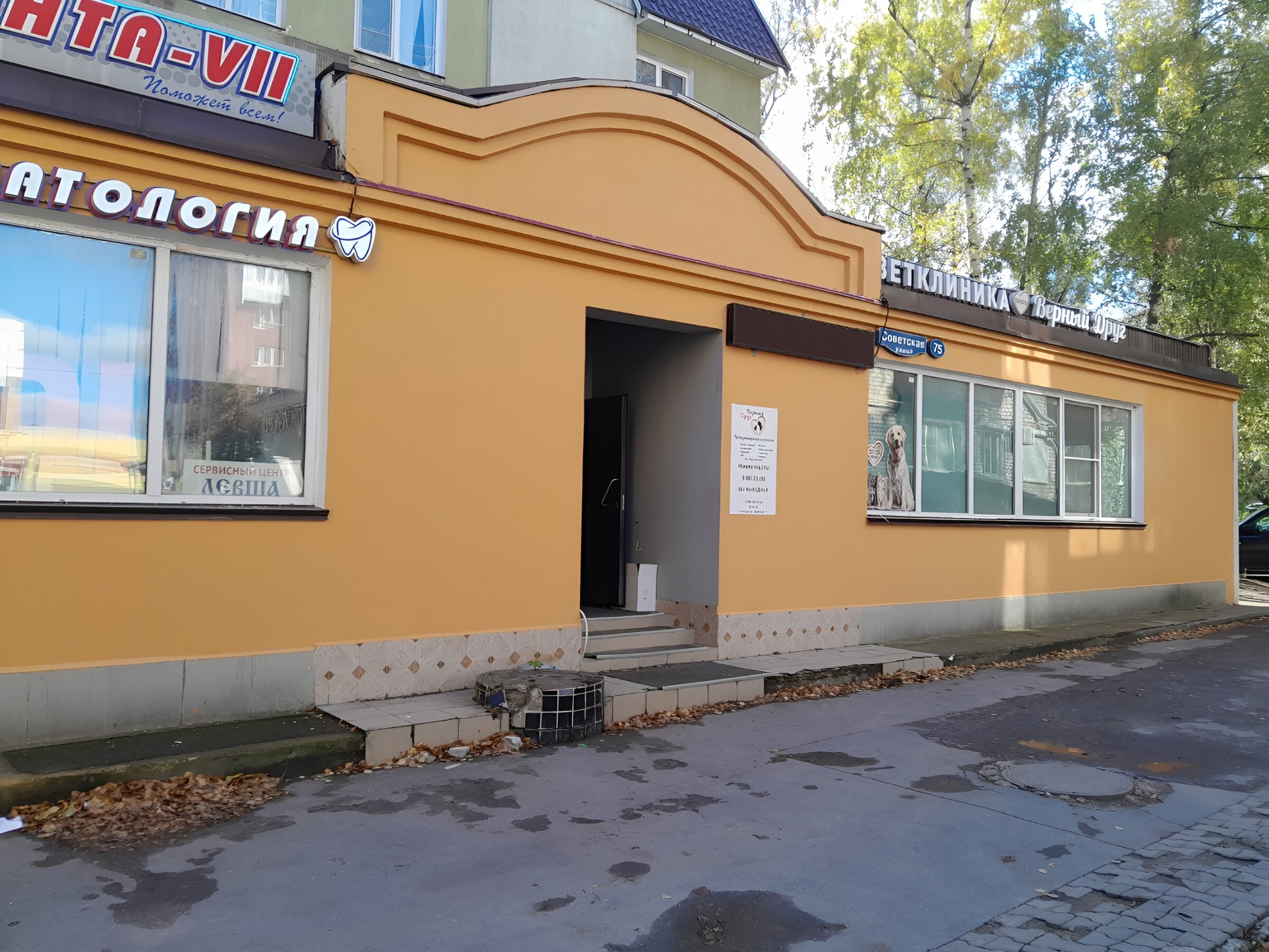 Panorama: Verny Drug, veterinary clinic, Russia, Lipetsk, ploshchad Metallurgov,