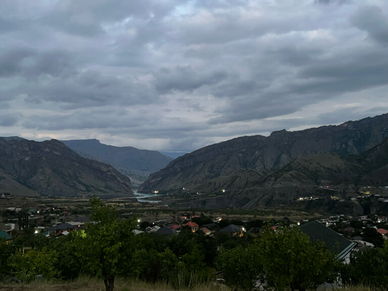 Фото Сиреневый рассвет