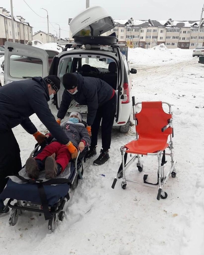 Patient transportation Transportation service for people with limited mobility, Ufa, photo