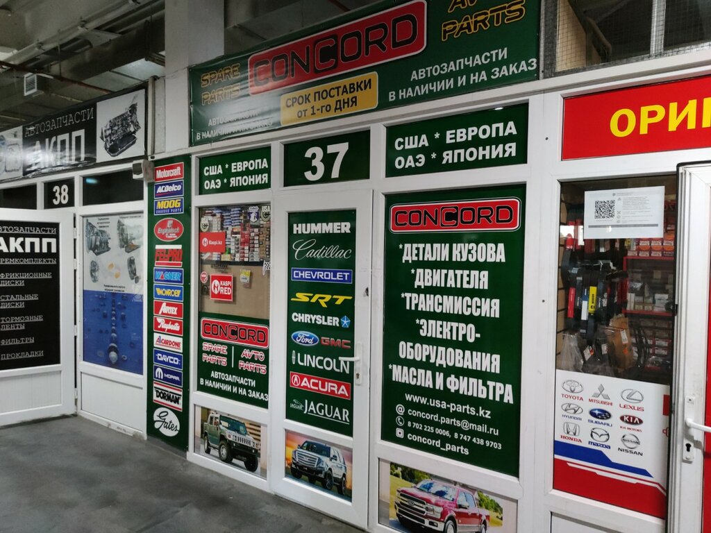 Auto parts and auto goods store Concord, Almaty, photo