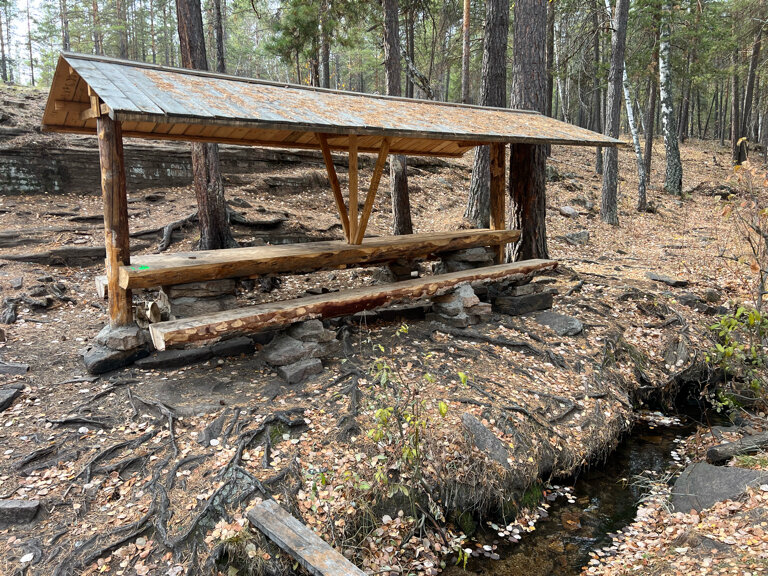 Waterfall Aulie-Bulak, Akmolinsk District, photo